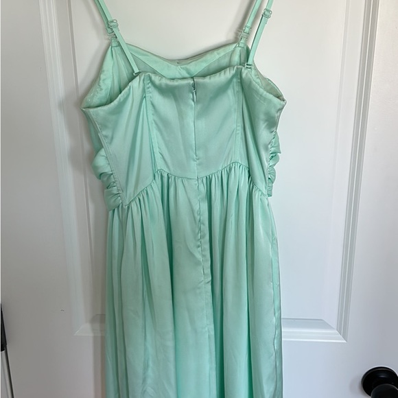Seafoam Green Maxi Formal Dress - Picture 7 of 11